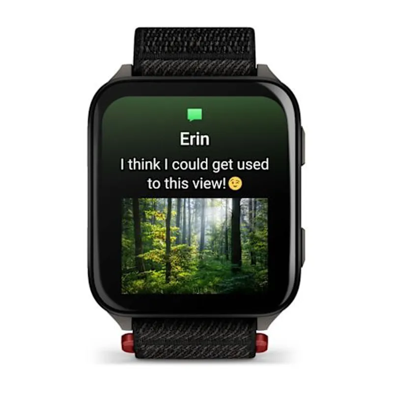 Garmin Venu X1 in Black with Slate Titanium Caseback and Black ComfortFit Nylon Band-3