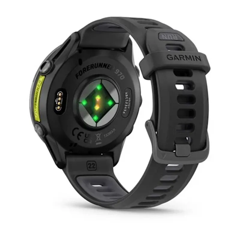 Garmin Forerunner 970 Carbon Grey DLC Titanium in Black/Translucent-6