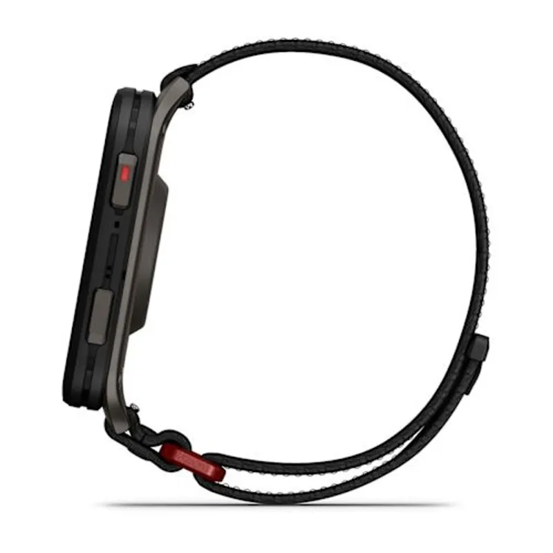 Garmin Venu X1 in Black with Slate Titanium Caseback and Black ComfortFit Nylon Band-7