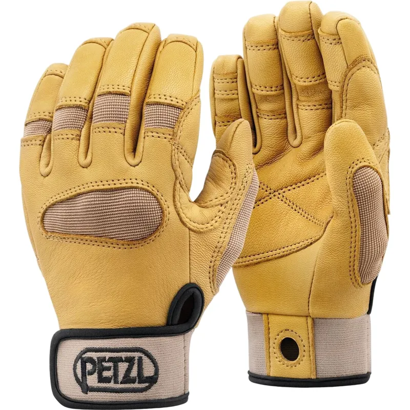 Petzl Cordex Plus Belay Gloves in Tan/Beige