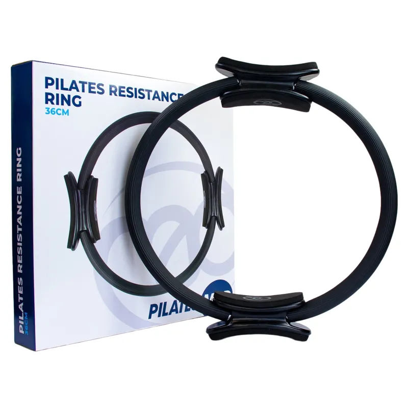 Pilates-Mad Double Handle Pilates Ring 14 in Black