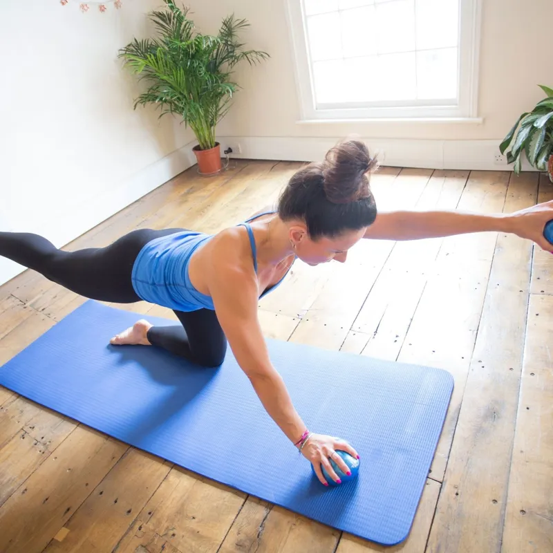 Pilates-Mad Soft Pilates Weights 1kg in Blue-3