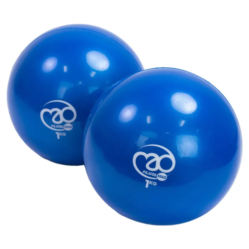 Pilates-Mad Soft Pilates Weights 1kg in Blue