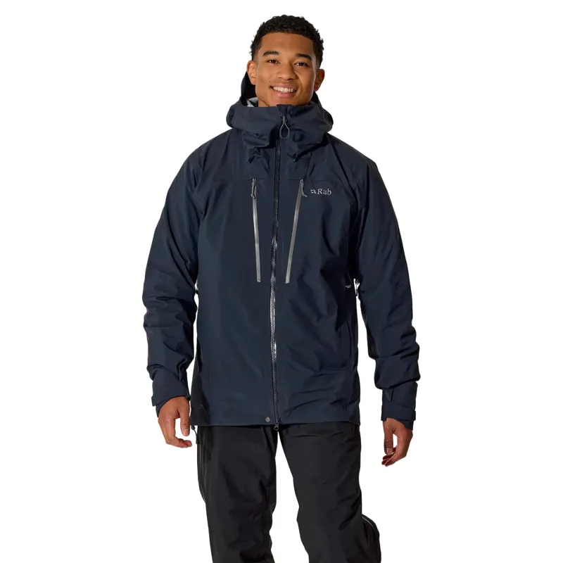 Rab Mens Firewall Guide Waterproof Jacket in Galaxy Blue-2