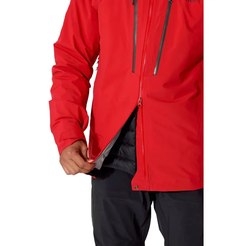 Rab Mens Firewall Guide Waterproof Jacket in Summit Red-13