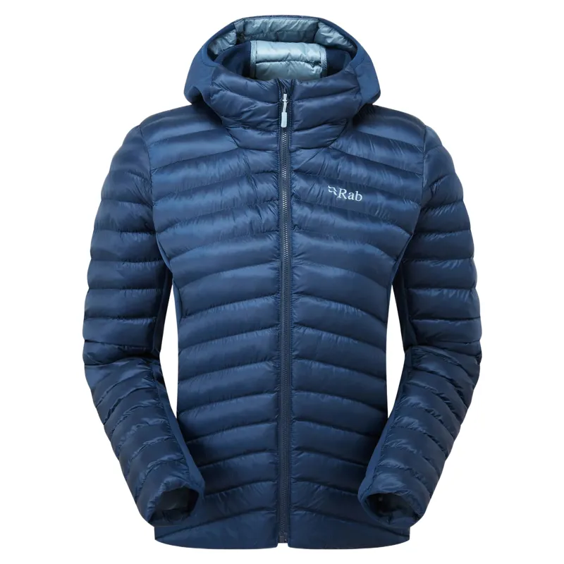 Rab Womens Cirrus Flex Hoody in Tempest Blue
