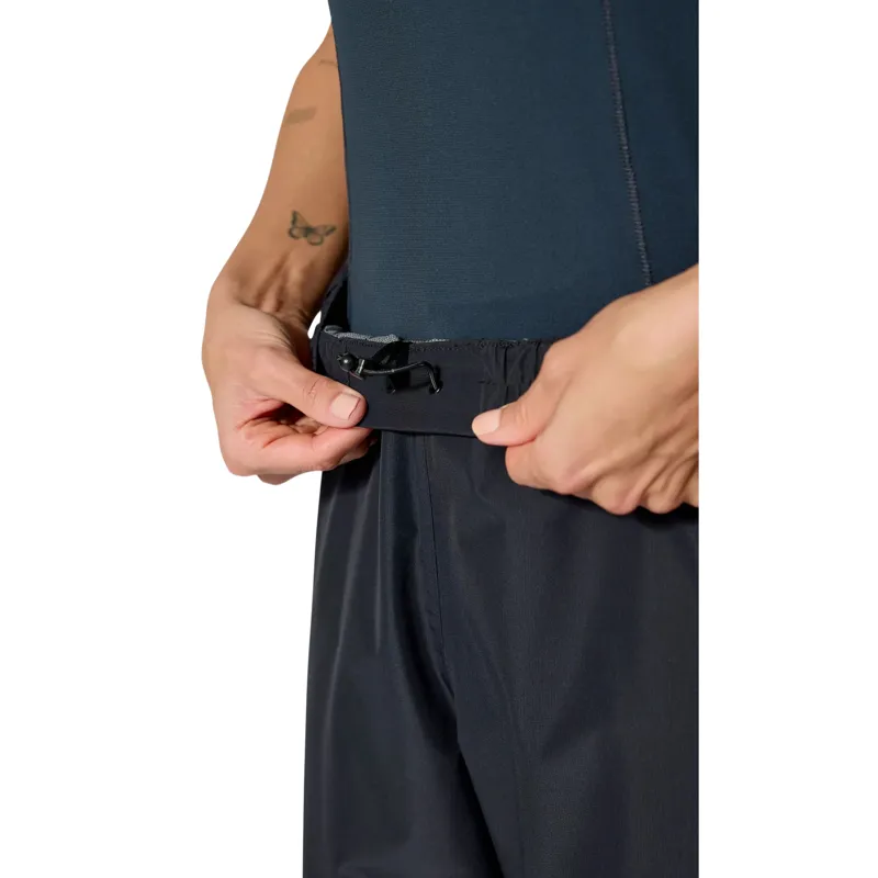 Rab Womens Downpour Pants Regular Length in Black-6