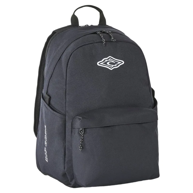 Rip Curl Crusher 30L Classic Patch Backpack in Washed Black