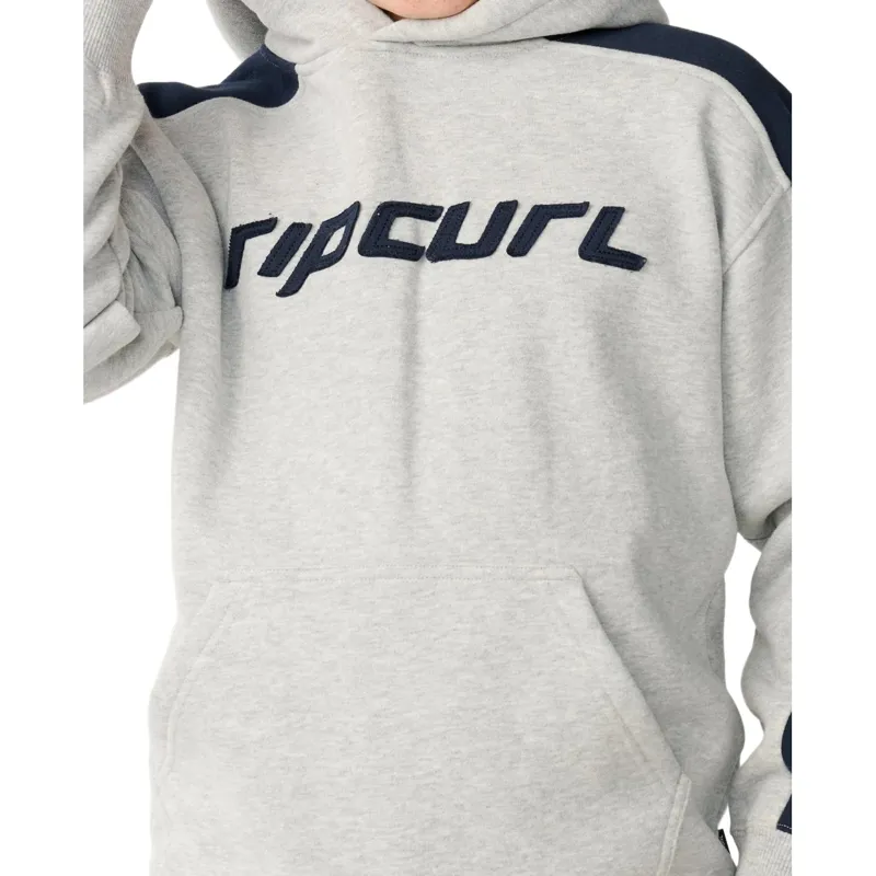 Rip Curl Kids Archive Panel Hood in Grey Marle-5