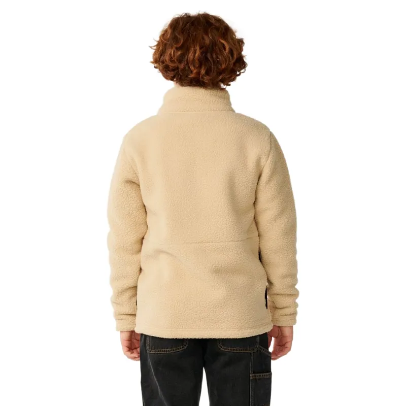 Rip Curl Kids Streamline Polar Fleece in Khaki Sand-2