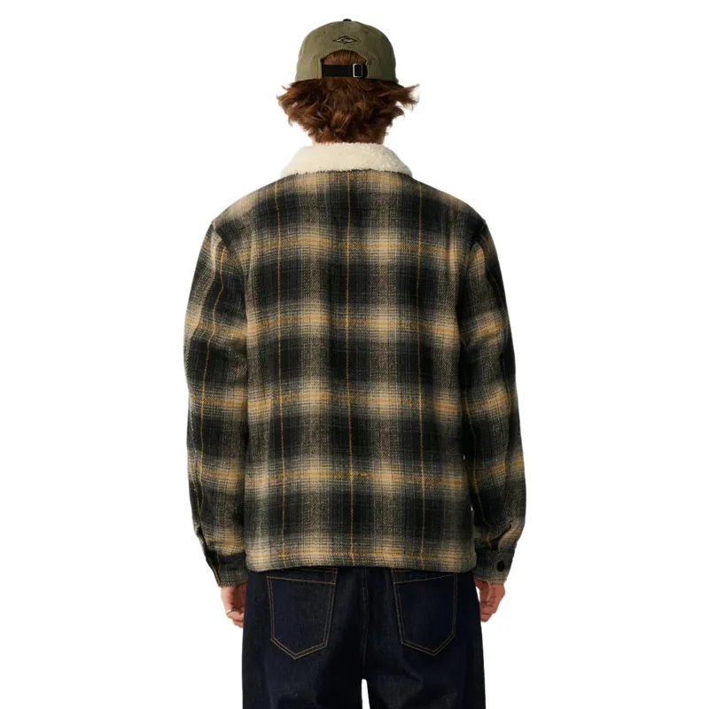 Rip Curl Mens Classic Surf Bells Sherpa Jacket in Black-5