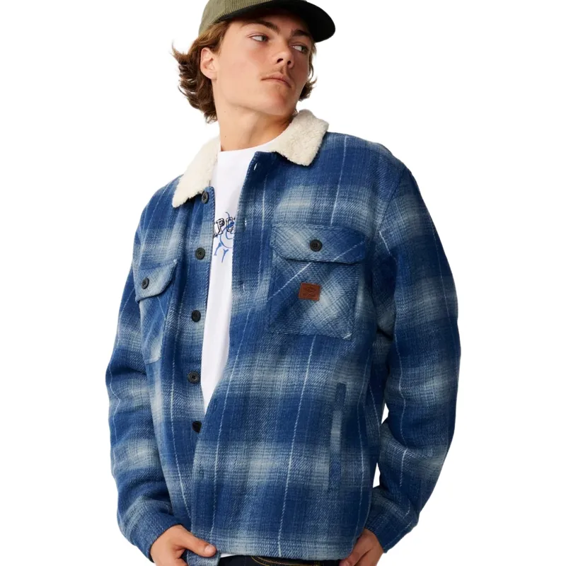 Rip Curl Mens Classic Surf Bells Sherpa Jacket in Navy-5