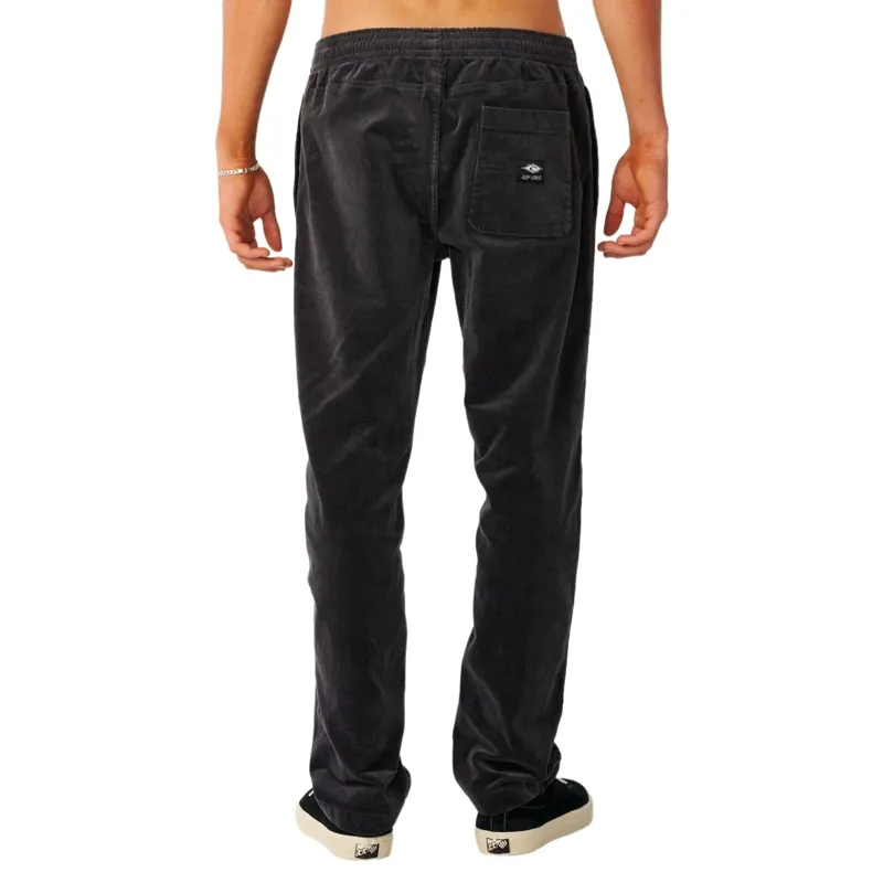Rip Curl Mens Classic Surf Cord Beach Pant in Washed Black-3