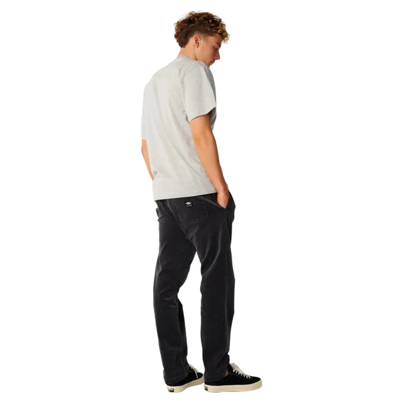 Rip Curl Mens Classic Surf Cord Beach Pant in Washed Black-4