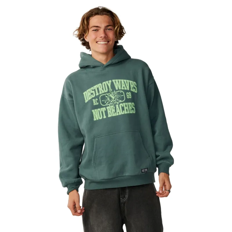 Rip Curl Mens Disorder Hood in Muted Green