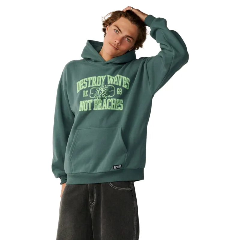 Rip Curl Mens Disorder Hood in Muted Green-1