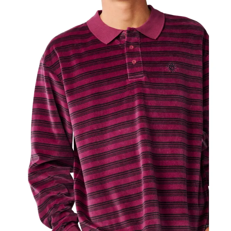 Rip Curl Mens Disorder Polo in Royal Plum-1