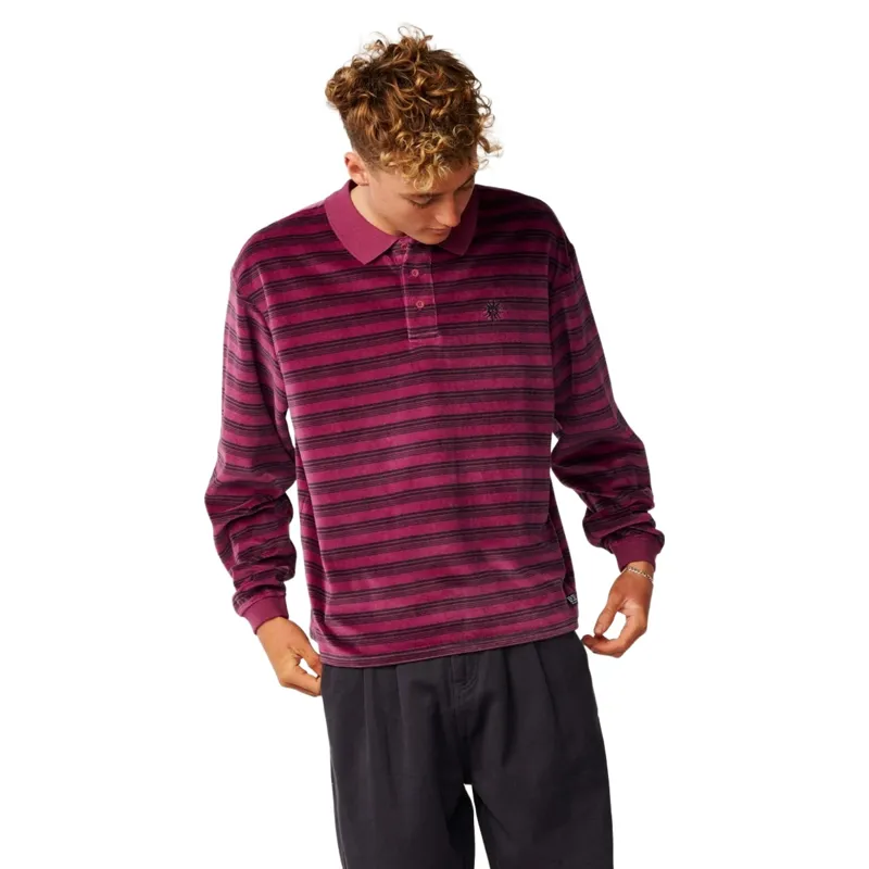 Rip Curl Mens Disorder Polo in Royal Plum