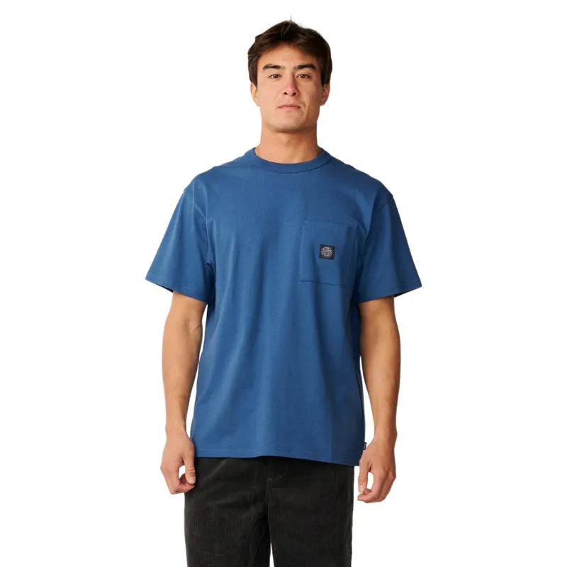 Rip Curl Mens Premium Surf Wettie Tee in Light Navy