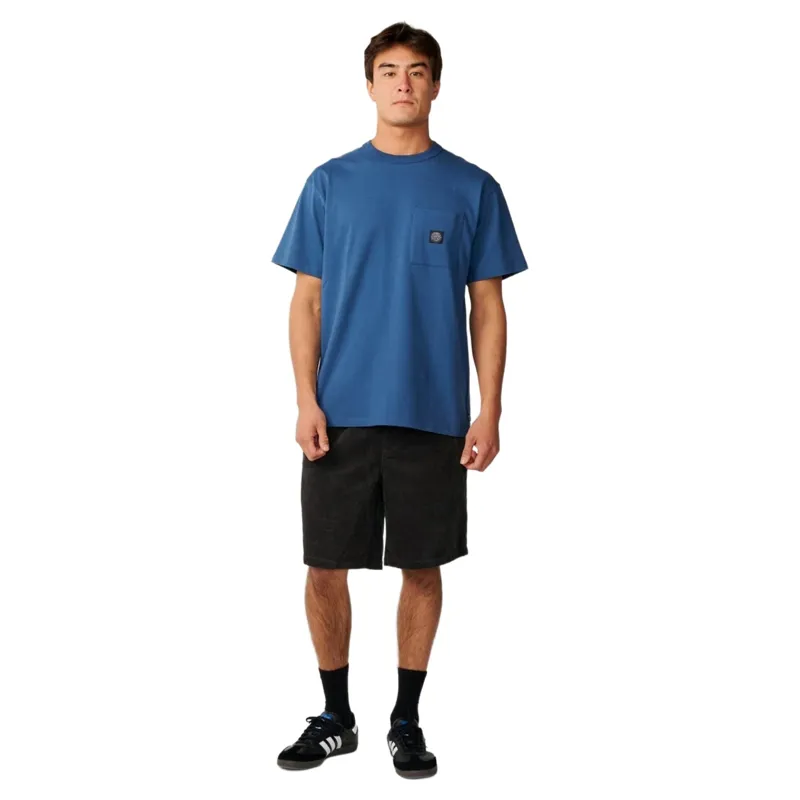 Rip Curl Mens Premium Surf Wettie Tee in Light Navy-3