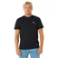Rip Curl Mens Streamline Embroid Tee in Black