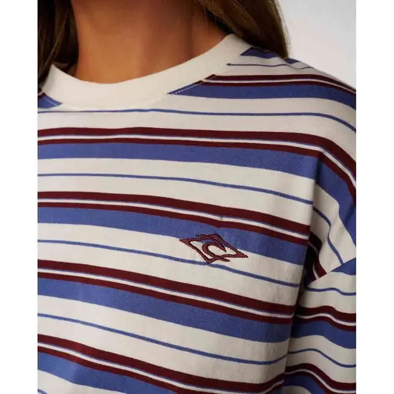 Rip Curl Womens S-Series Vaporcool Long Sleeve T-Shirt in Dark Plum-4