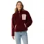Rip Curl Womens Party Pack Polar Zip Through Fleece in Dark Plum
