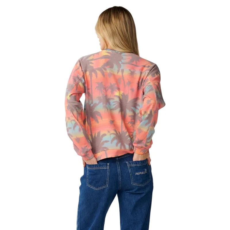 Rip Curl Womens Retro Swell Crew Fleece in Multico-2