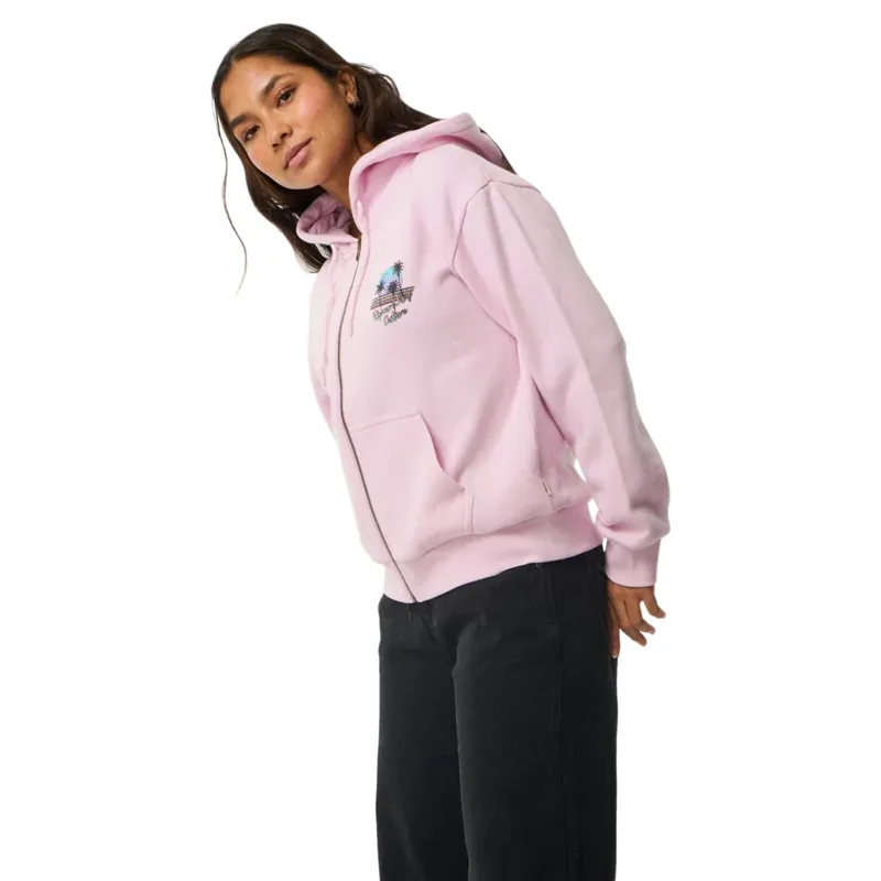 Rip Curl Womens Surf Culture Standard Zip Thru in Light Lilac-1