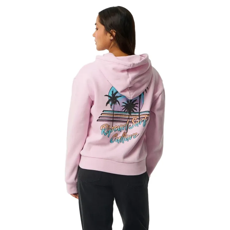 Rip Curl Womens Surf Culture Standard Zip Thru in Light Lilac-3