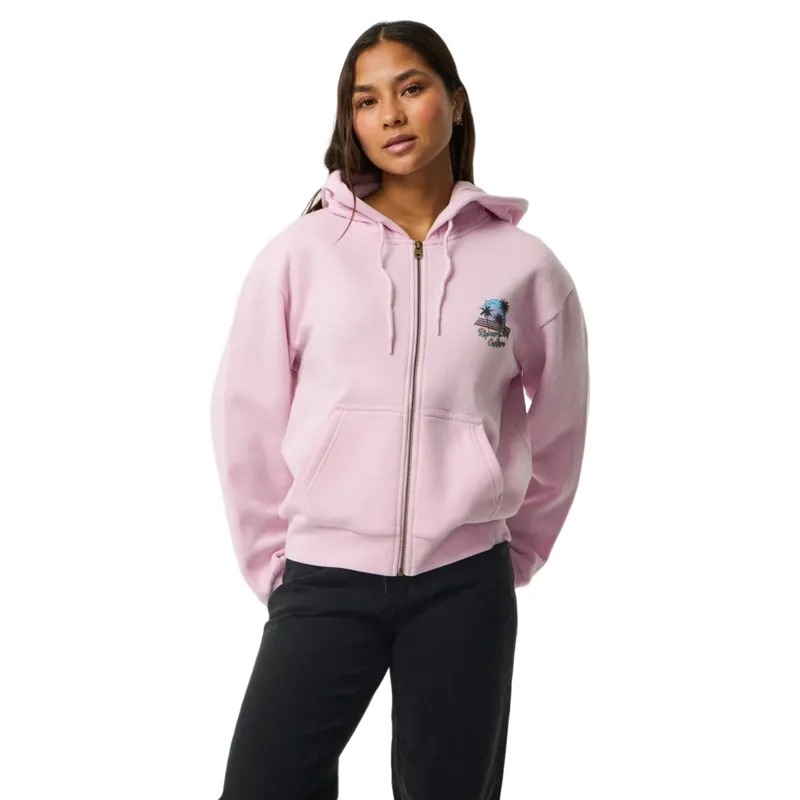 Rip Curl Womens Surf Culture Standard Zip Thru in Light Lilac