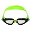 Aqua Sphere Kids Kayenne Clear Lens Swim Goggles in Black / Lime