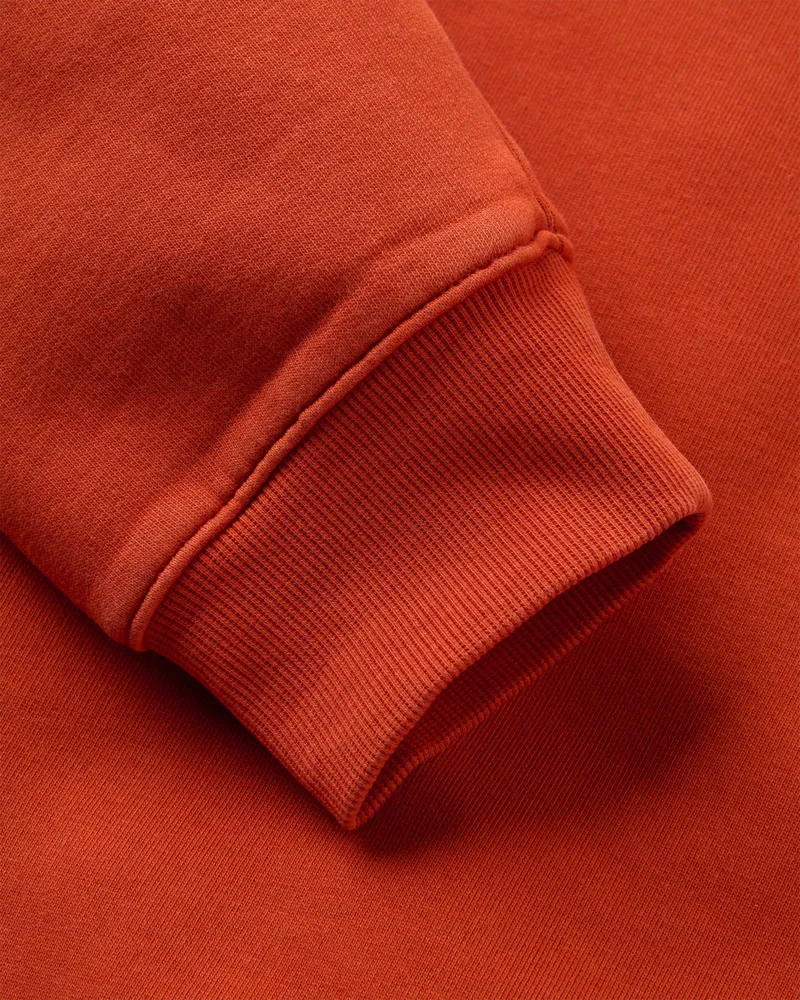 Passenger Mens Boundless Relaxed Fit Sweatshirt in Dark Rust-2