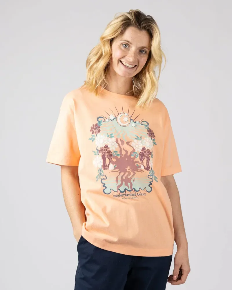 Saltrock Better Days Women's T-Shirt in Light Pink-1