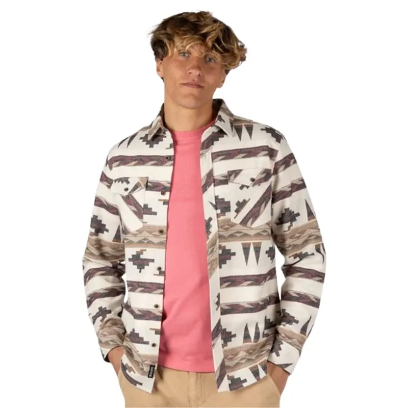 Saltrock Mens Asher Shirt in Cream