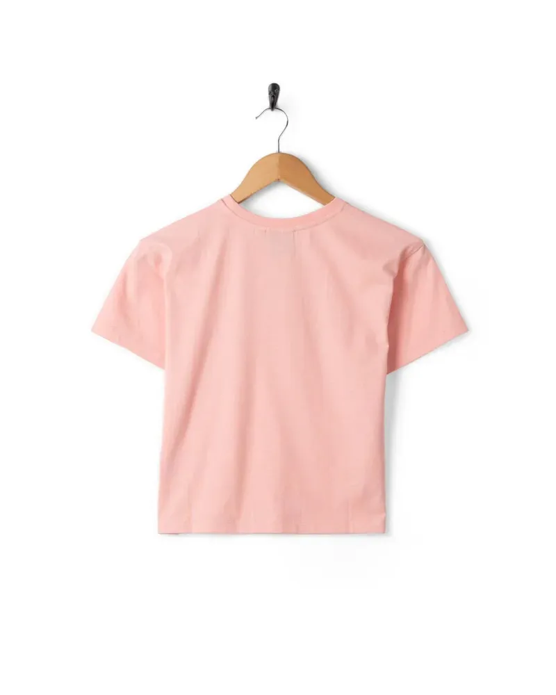 Saltrock Trader Daze Womens Short Sleeve T-Shirt in Light Pink-2