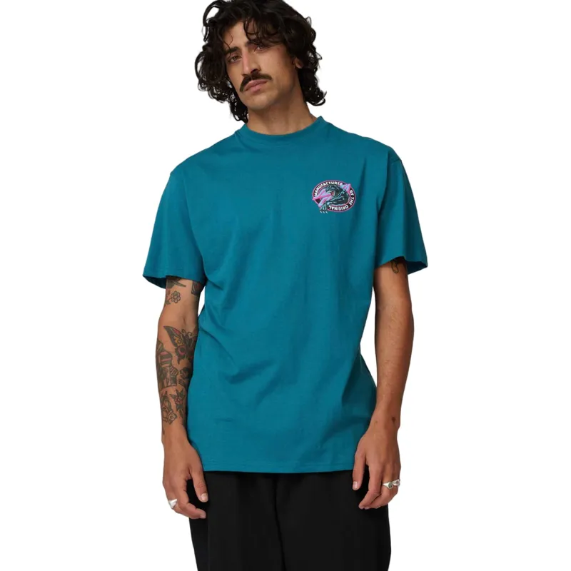 Santa Cruz Natas Sketch Panther Men's T-Shirt in Teal-4