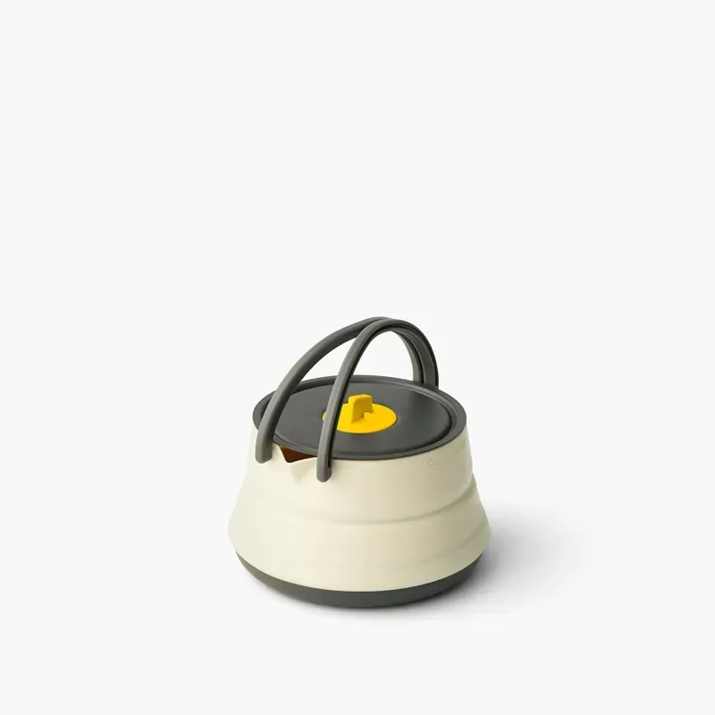 Sea To Summit Frontier UL Collapsible Kettle 1.1L in Bone White-1
