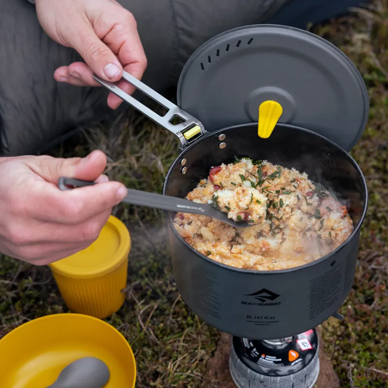 Sea To Summit Frontier UL Spork Aluminium Hard Anodised Long in Grey-3