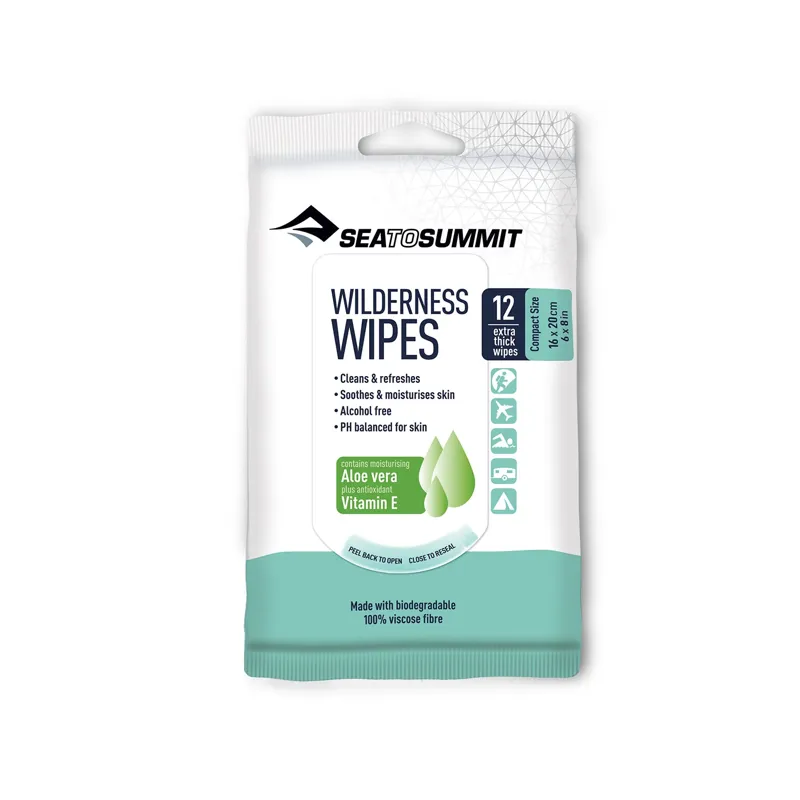 Sea To Summit Wilderness Wipes Compact in White-1