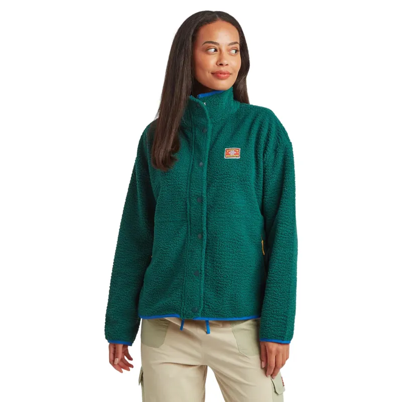 Sherpa Adventure Gear Womens Tarcho Full Zip Fleece Jacket in Emerald
