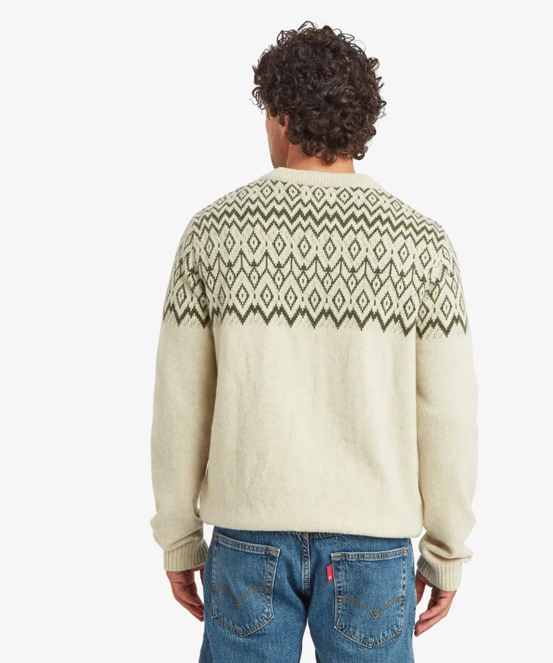 Sherpa Adventure Gear Mens Dipak Crew Neck Sweater in Bardiya Sand-4