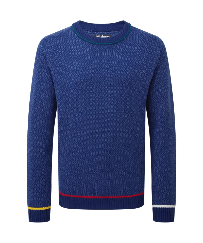 Sherpa Adventure Gear Men's Shankar Crew Neck Sweater in Rupa Blue-1
