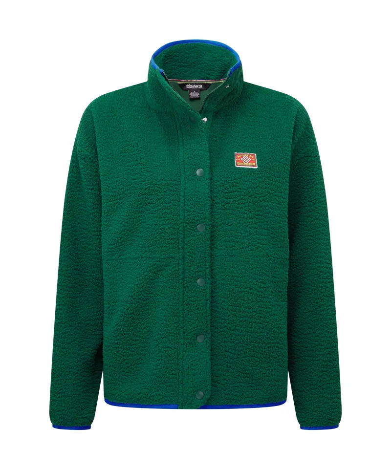 Sherpa Adventure Gear Womens Tarcho Full Zip Fleece Jacket in Emerald-1