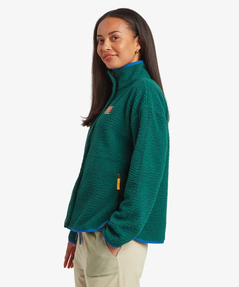 Sherpa Adventure Gear Womens Tarcho Full Zip Fleece Jacket in Emerald-3