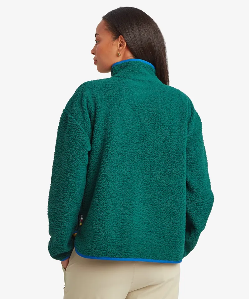 Sherpa Adventure Gear Womens Tarcho Full Zip Fleece Jacket in Emerald-4