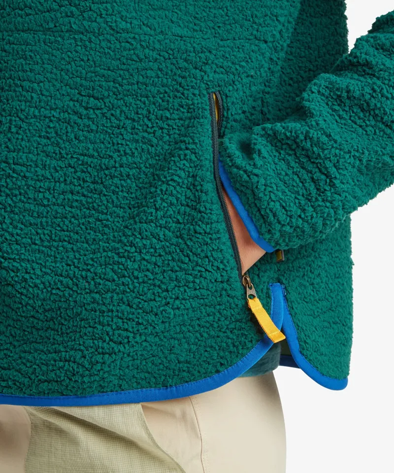 Sherpa Adventure Gear Womens Tarcho Full Zip Fleece Jacket in Emerald-6