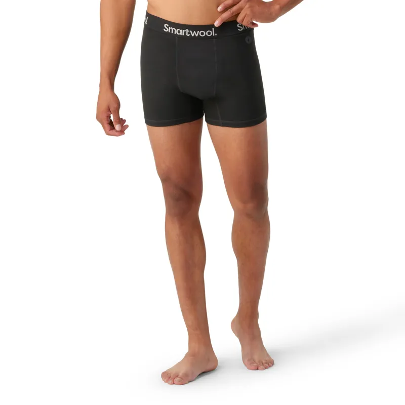 Smartwool Mens Active Boxer Brief in Black