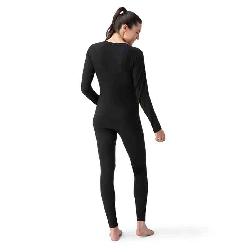 Smartwool Classic All-Season Merino Base Layer Crew Women's in Black-1