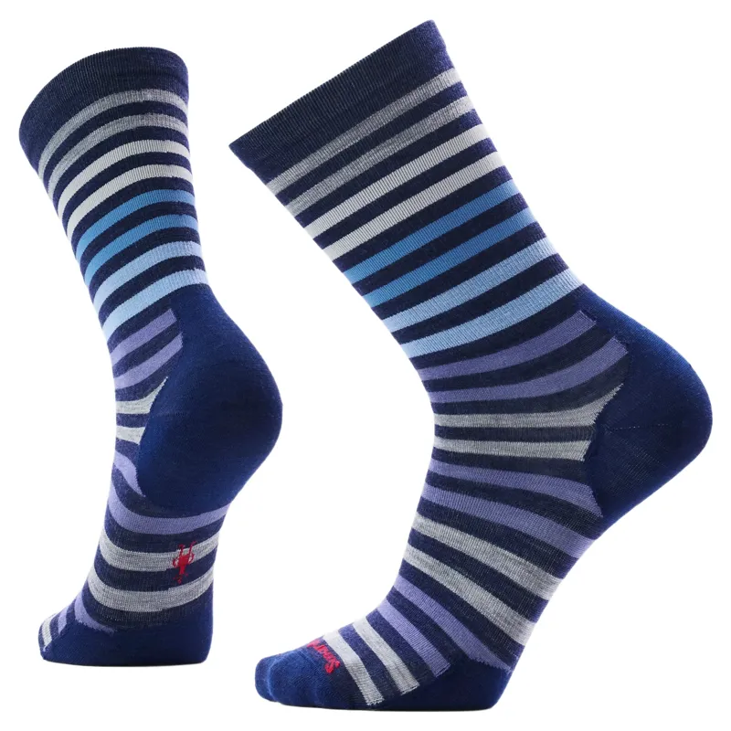 Smartwool Everyday Spruce Street Crew Socks in Deep Navy / Nightfall